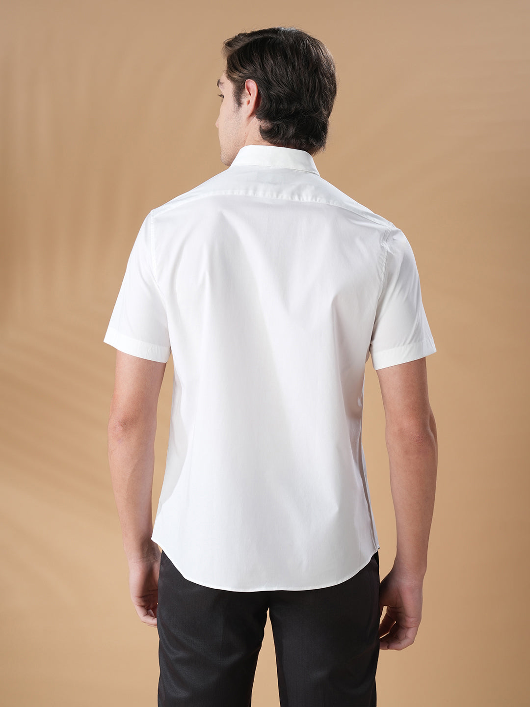 White Regular Fit Formal Cotton Shirt for men (CIPER)