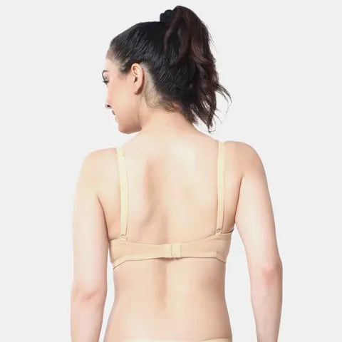Seamless nude t shirt bra Envie full coverage non wired non padded lightweight invisible bra for women