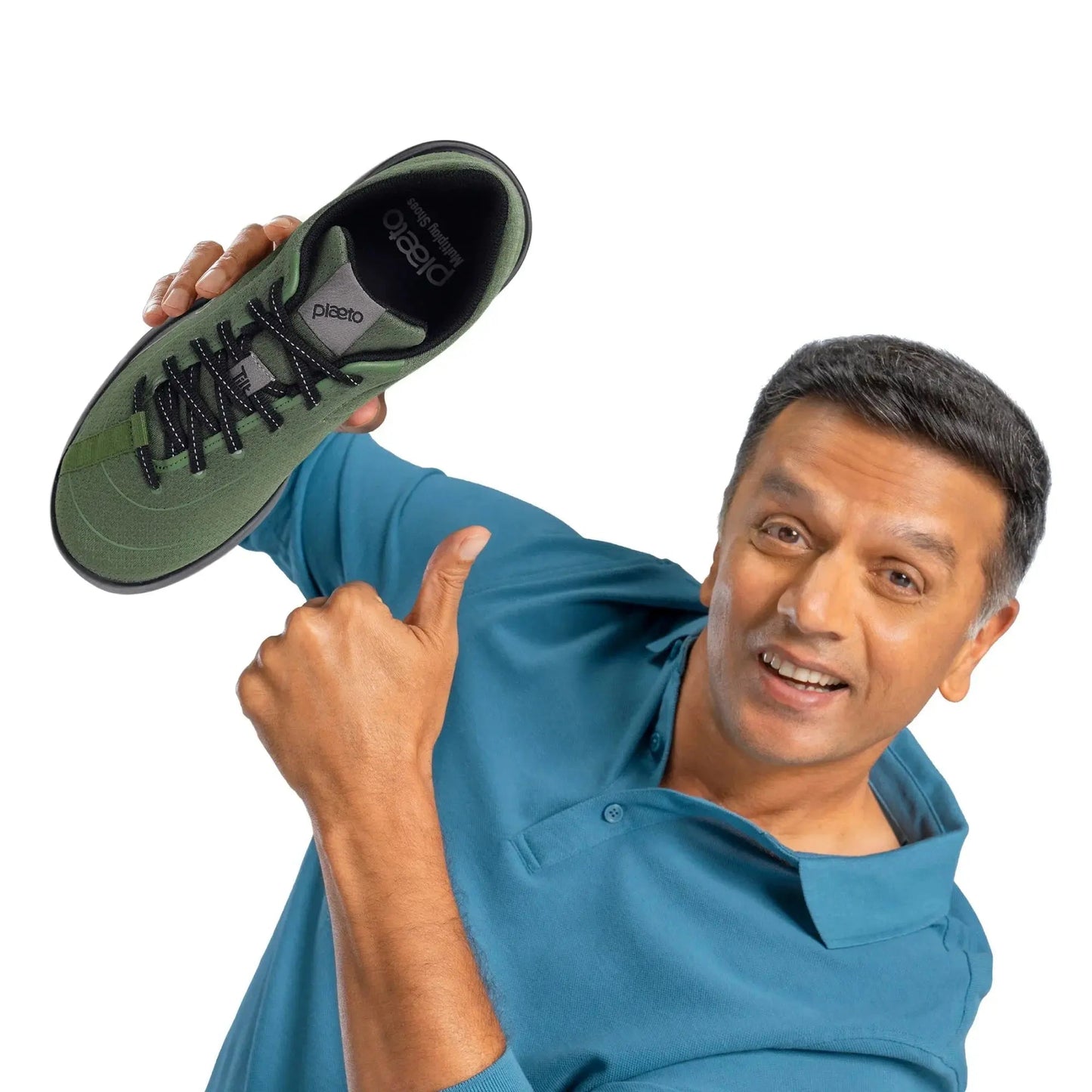 Men's Olive Go Sports Shoes Plaeto