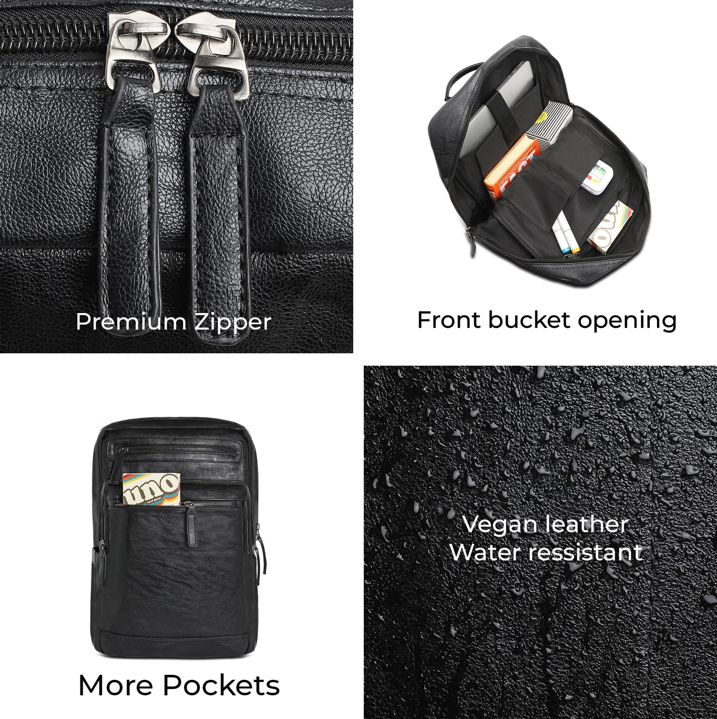 The Pioneer Backpack - Onyx Black