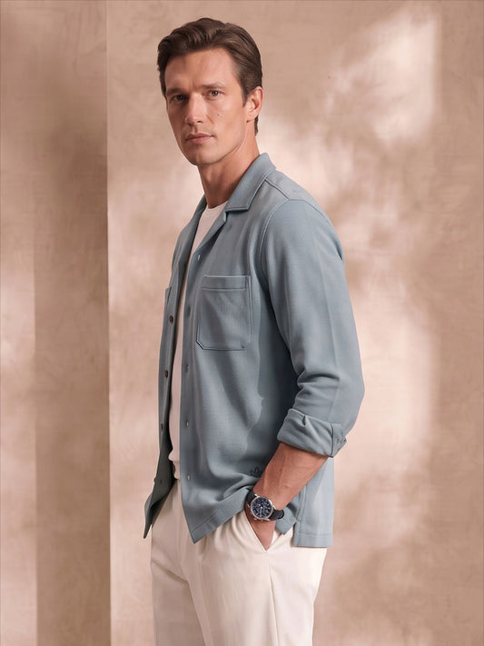 Regular Fit Olive Green Cotton Casual Shirt for Men (DORSA)
