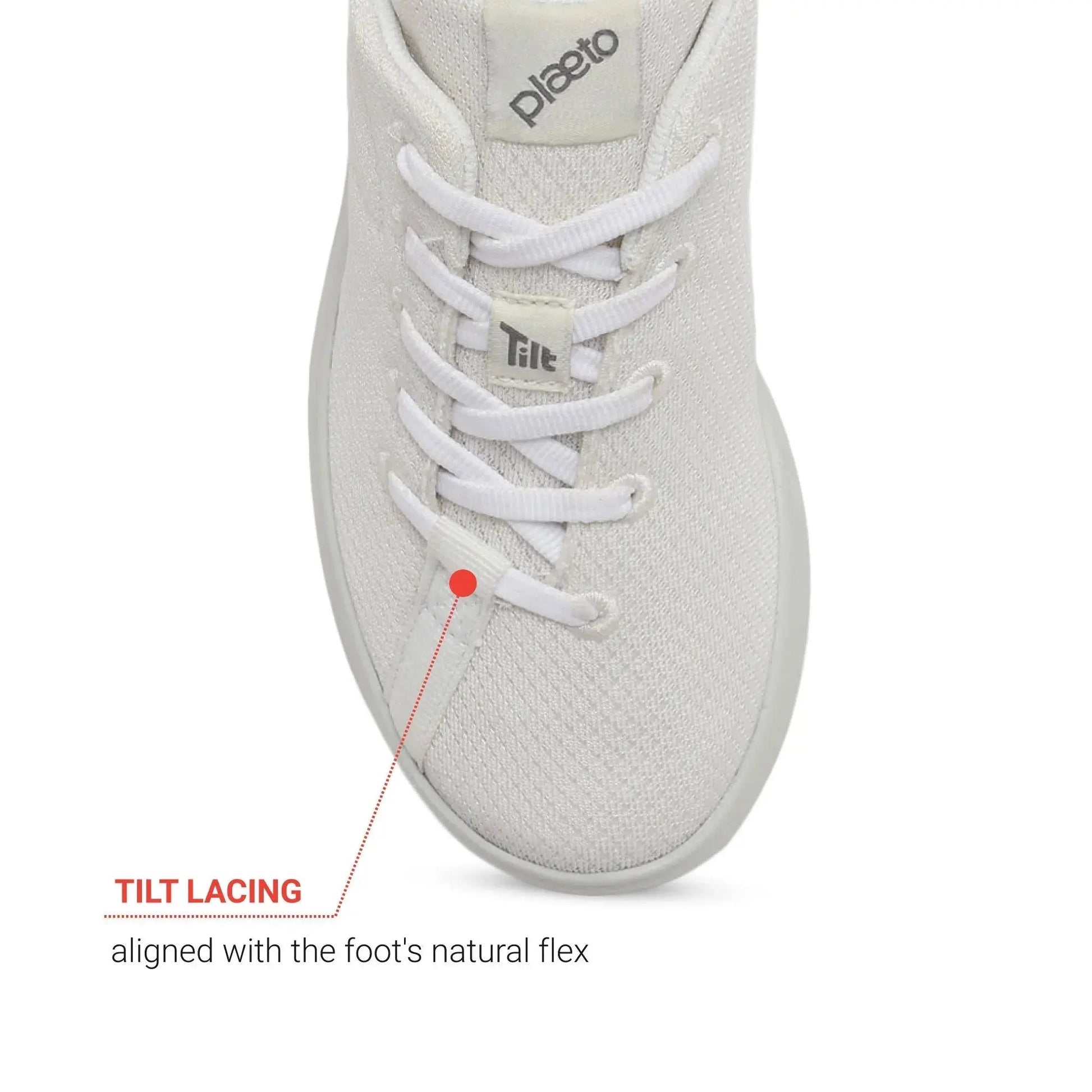 Women’s Classic White Casual Shoes Plaeto