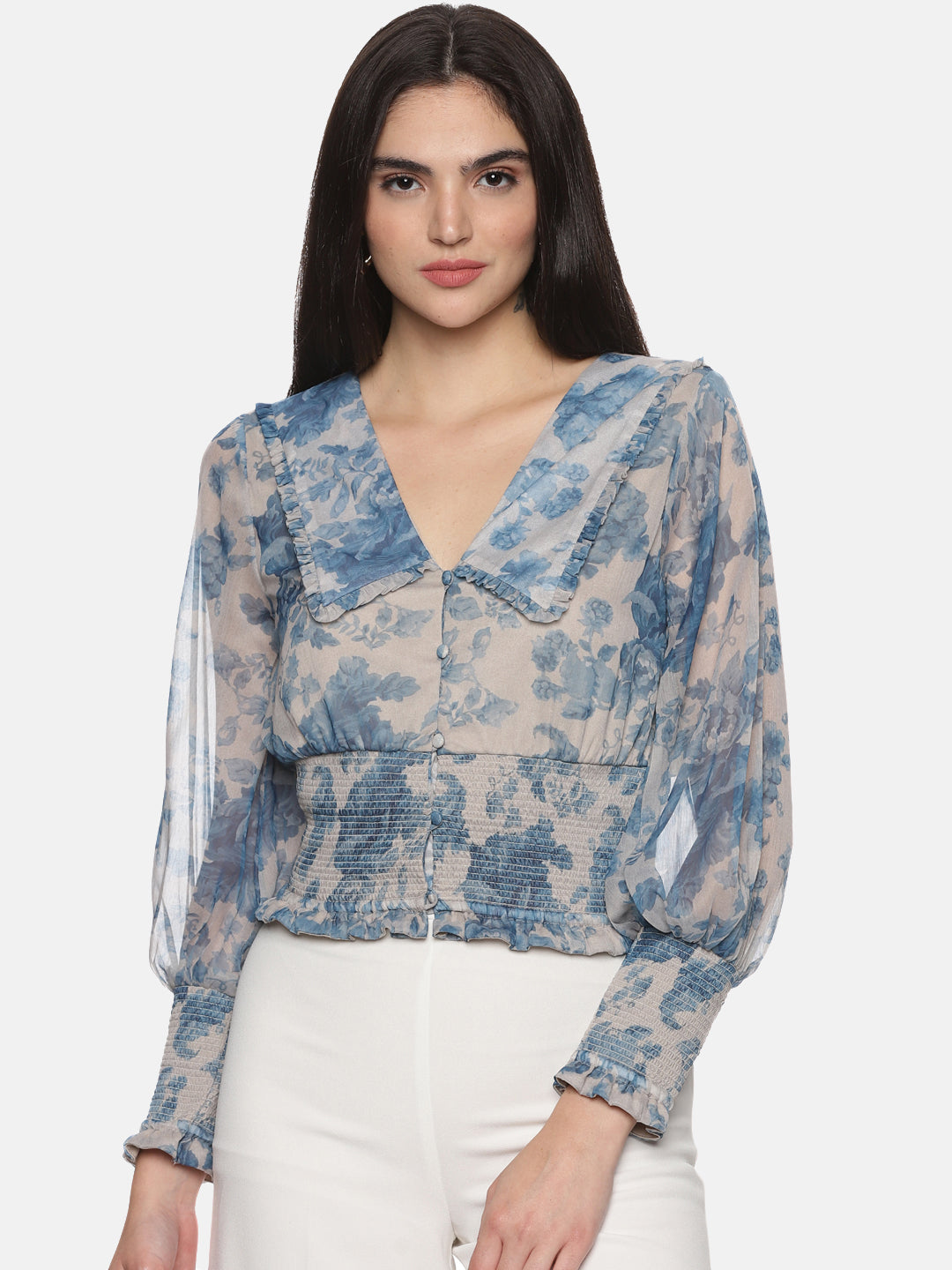 Buy Full Sleeve Crop Top For Women 