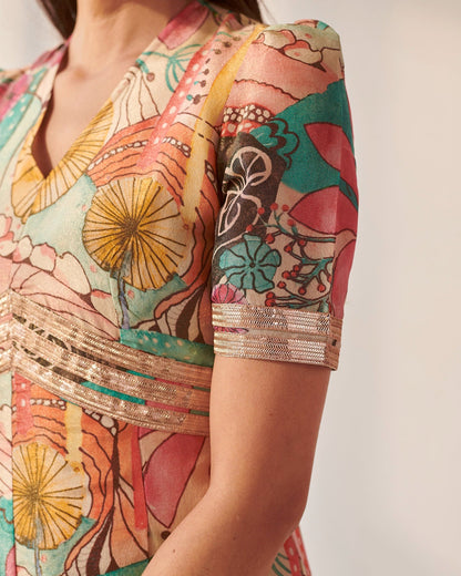 Ivory Bright Bloom Jumpsuit