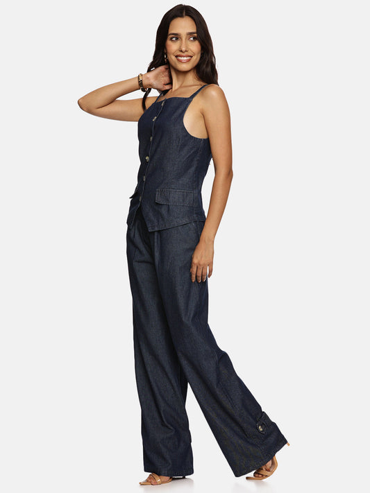 IS.U Dark Blue Co-ord set