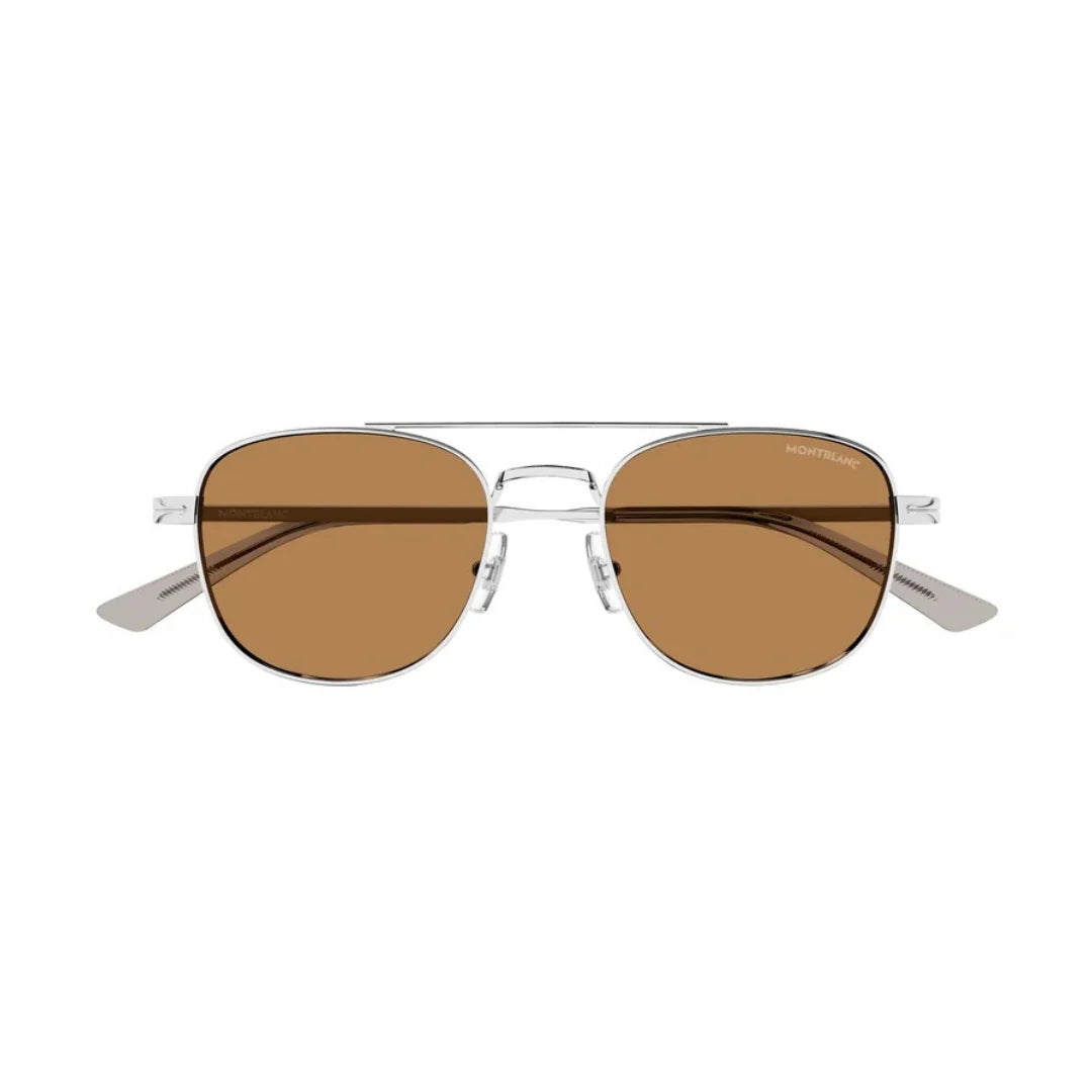MONT BLANC Asian Fit Men's Sliver Sunglasses