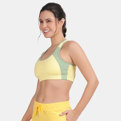 Envie full coverage padded sports bra NVB1051 for workout yoga and everyday comfort