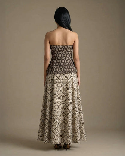 Black Buti Tube Co-ord
