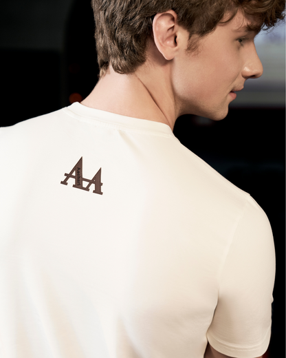 Signature Men's White T Shirt Aachari
