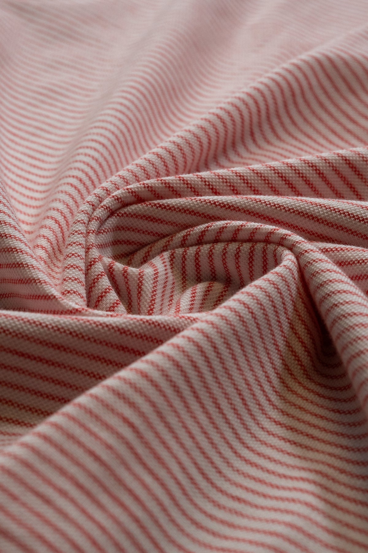 Pink Regular Fit Striped Casual Knit Shirt for Men (LAKO)