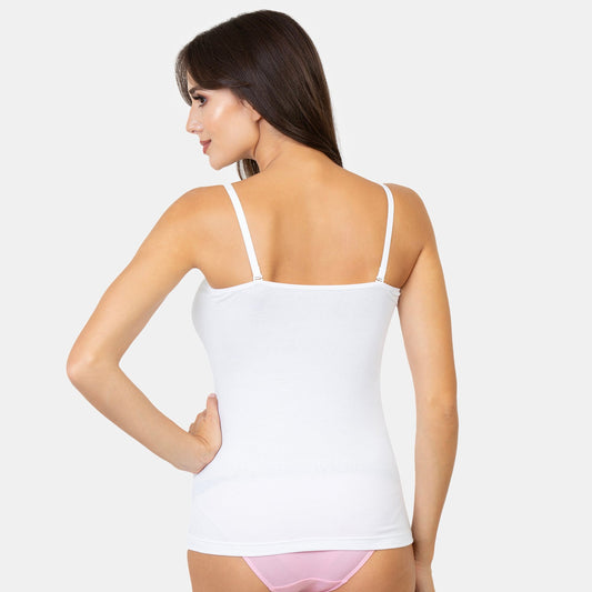 Envie Regular Fit Square Neck Short Length Camisole
