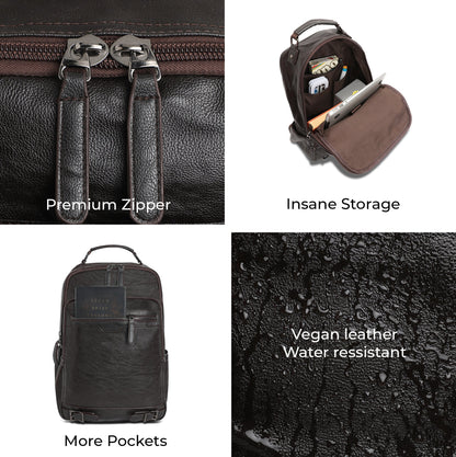 The Wanderer's Odessey Backpack - Cocoa Brown