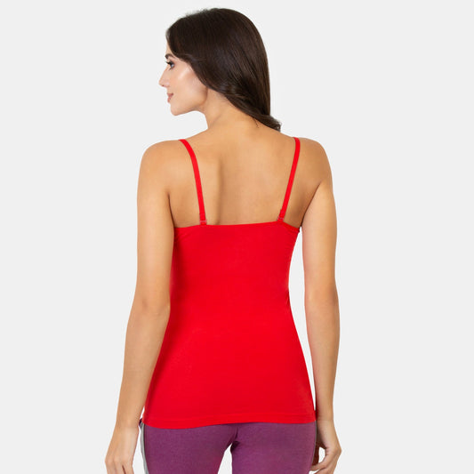 Envie Regular Fit Scoop Neck Hip Length Basic Camisole