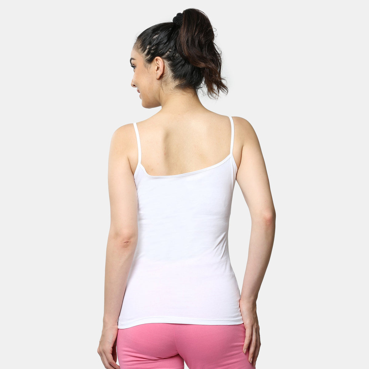 Envie Contour Fit Round Neck Short Length Lace Camisole