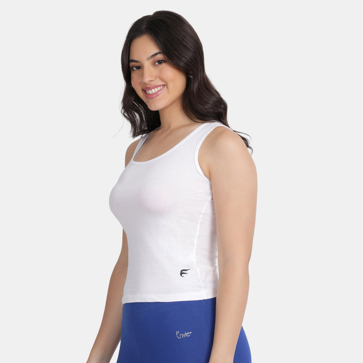 Envie Regular Fit U-Neck Short Length Tank Top