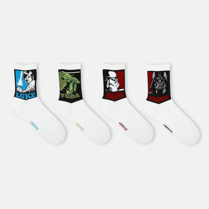 Men’s Star Wars Themed High Ankle Socks SocksXpress