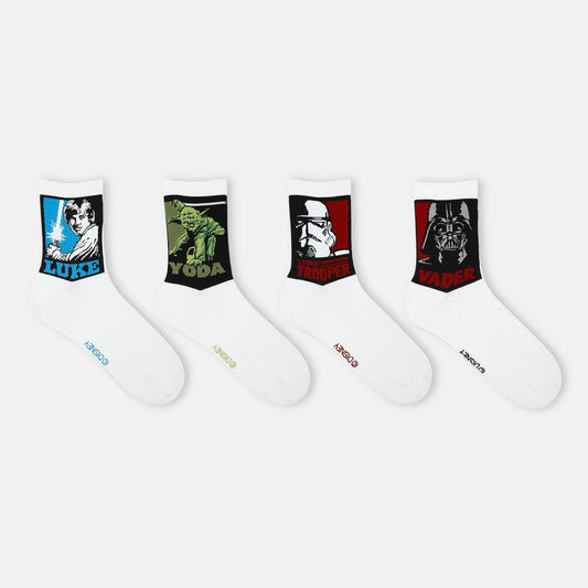 Men’s Star Wars Themed High Ankle Socks SocksXpress