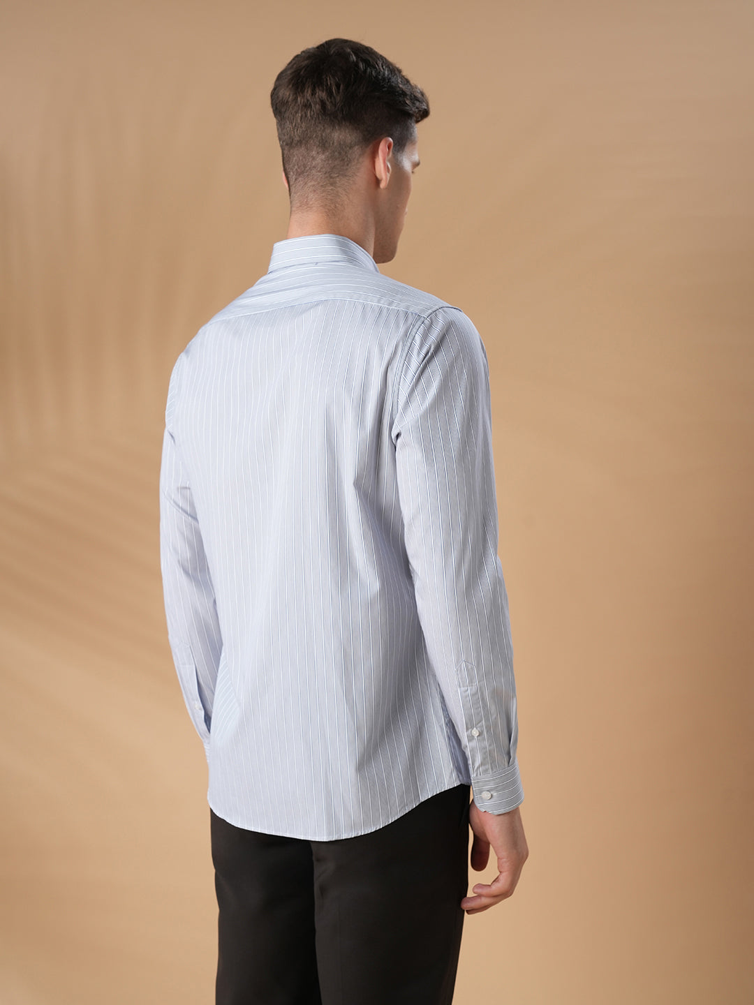 Grey Regular Fit Formal Cotton Shirt for men (CANTI)