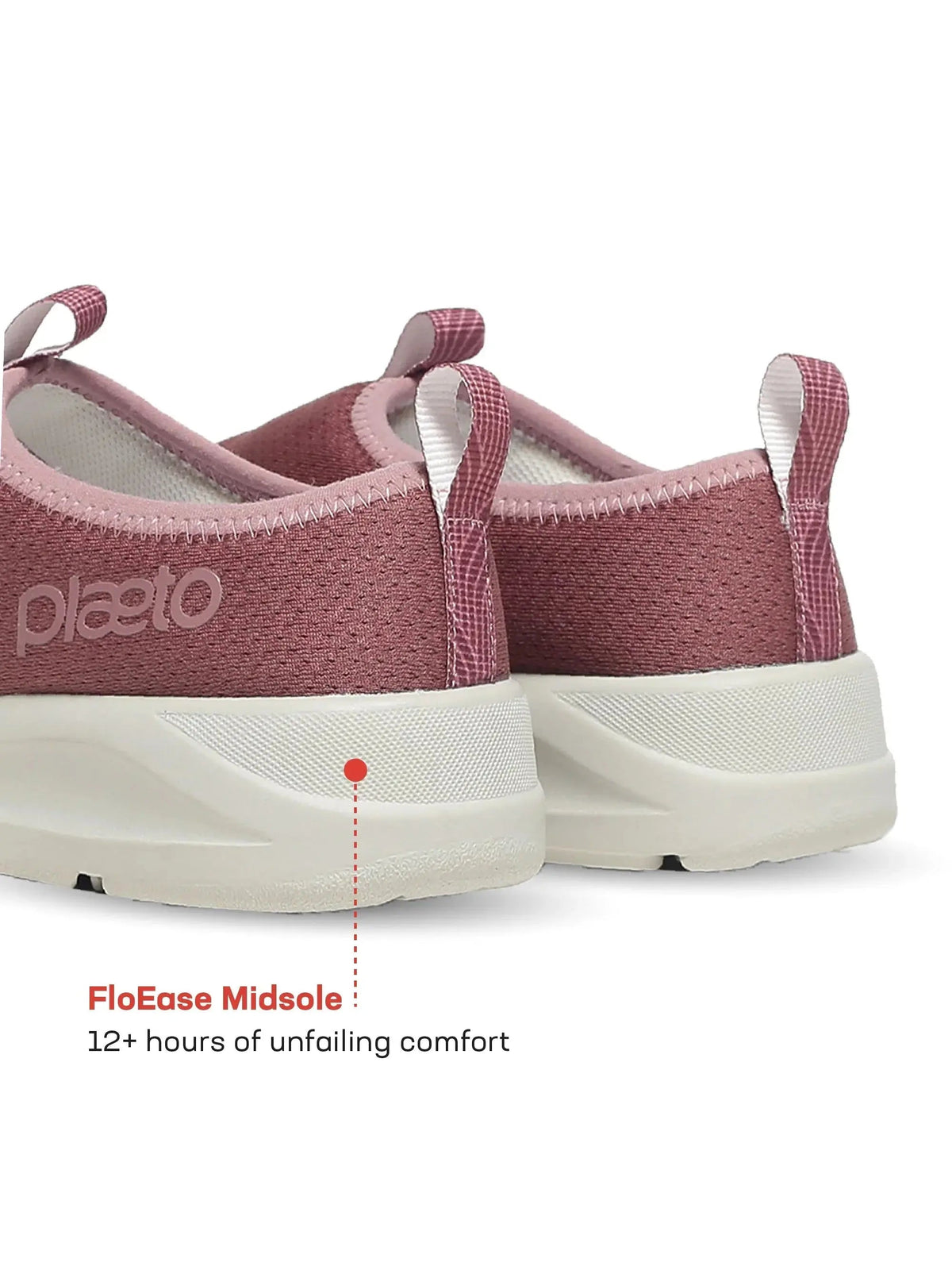 Women’s EZPlay Knit Slip-Ons Pink Shoes Plaeto