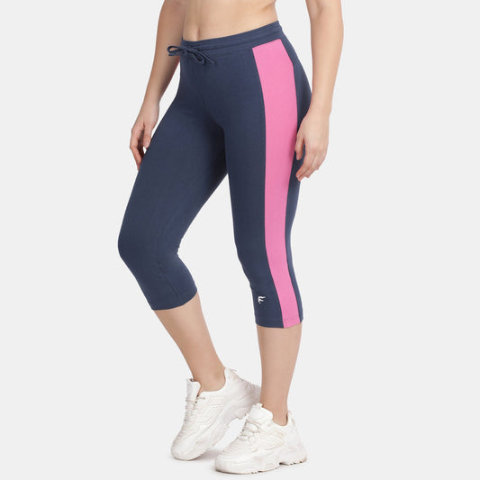 Envie Regular Fit 3/4th Length Contrast Capri