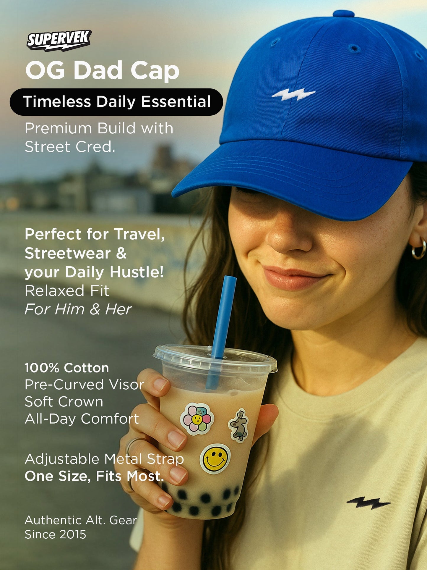 Thunder Dad Cap Blue