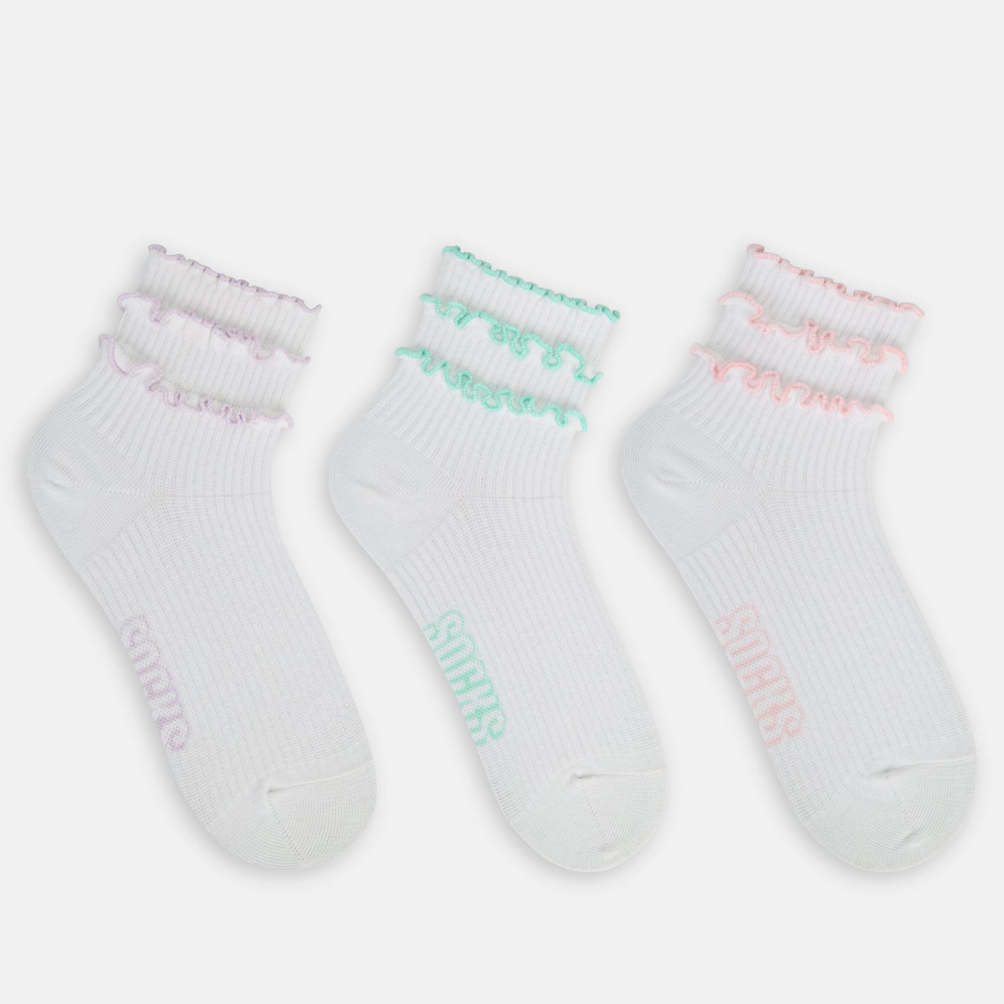 Women’s Frilled High Ankle Socks SocksXpress