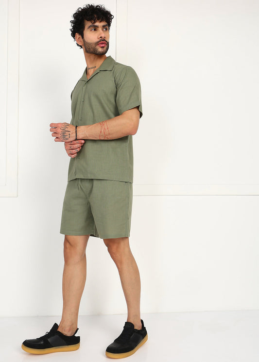 Fabmade Grove Ease Linen Co-Ord Set