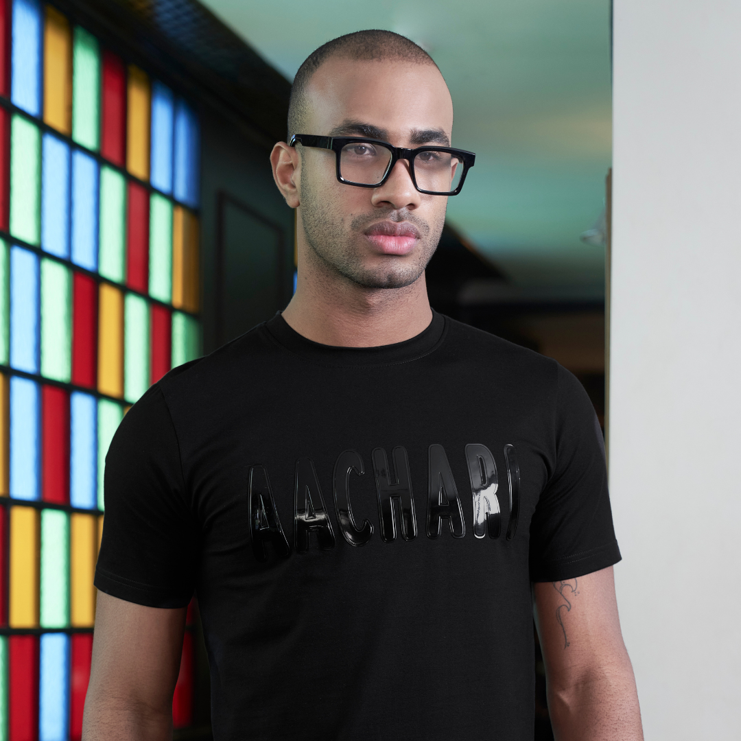 Exclusive Black T-shirt Aachari