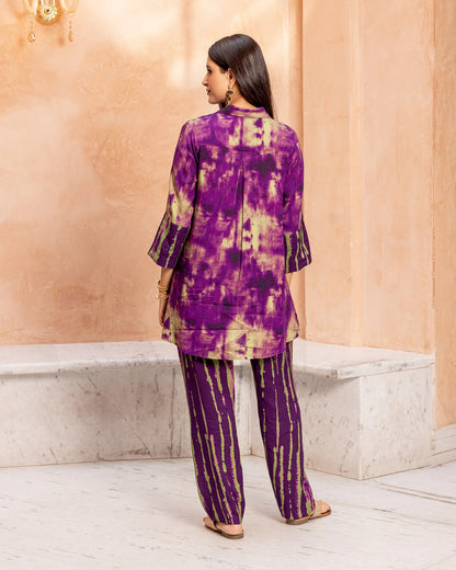 Purple Tie Dye co-ord set