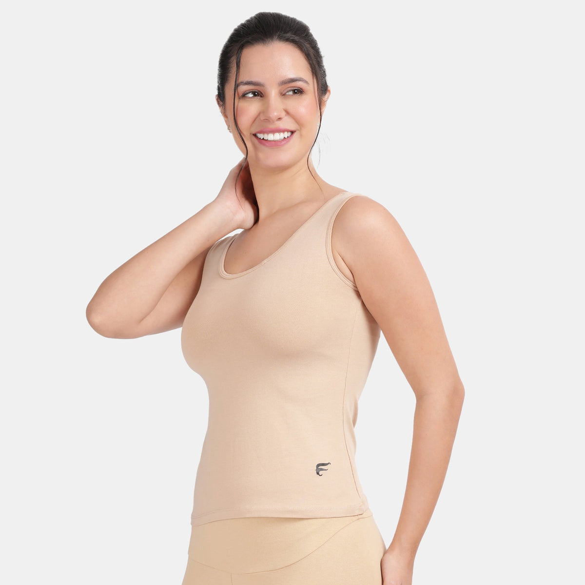 Envie Regular Fit U-Neck Short Length Tank Top