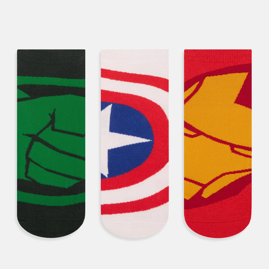 Men’s Marvel Avengers Themed Ankle Socks SocksXpress