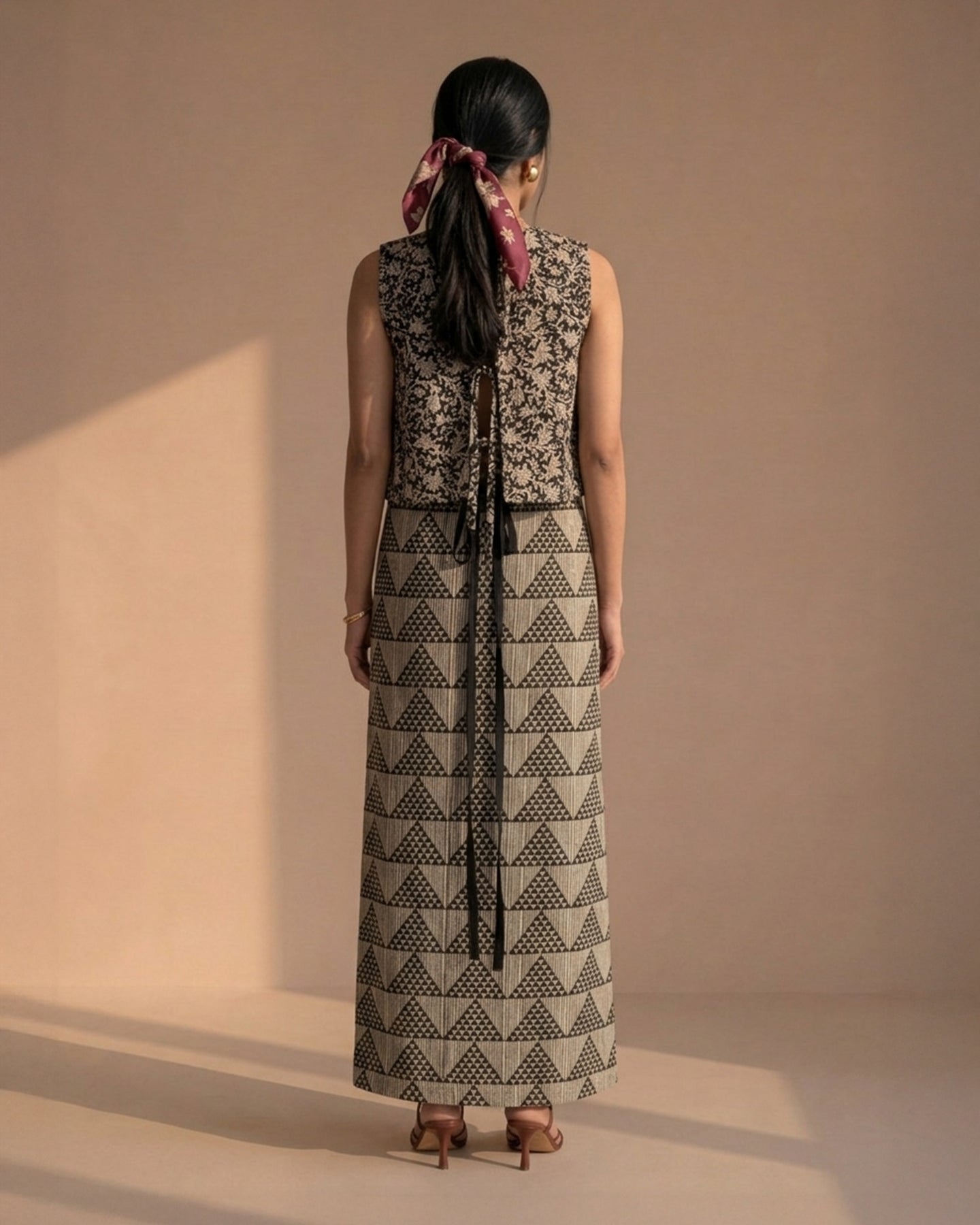 Black Geometric Co-ord