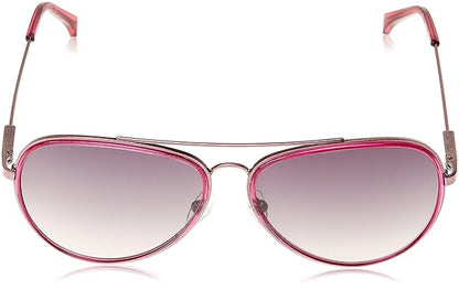 Calvin Klein Jeans  Gradient Aviator Pink Framed Unisex Sunglasses