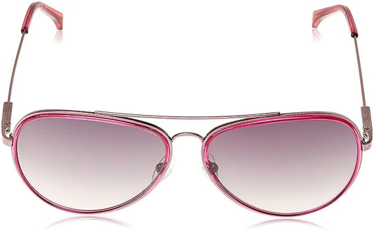 Calvin Klein Jeans  Gradient Aviator Pink Framed Unisex Sunglasses