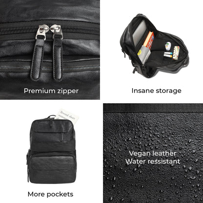 The Passenger Backpack - Carbon Black