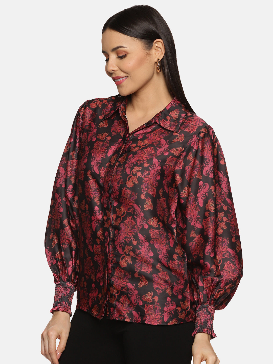 Paisley Print Shirt For Women