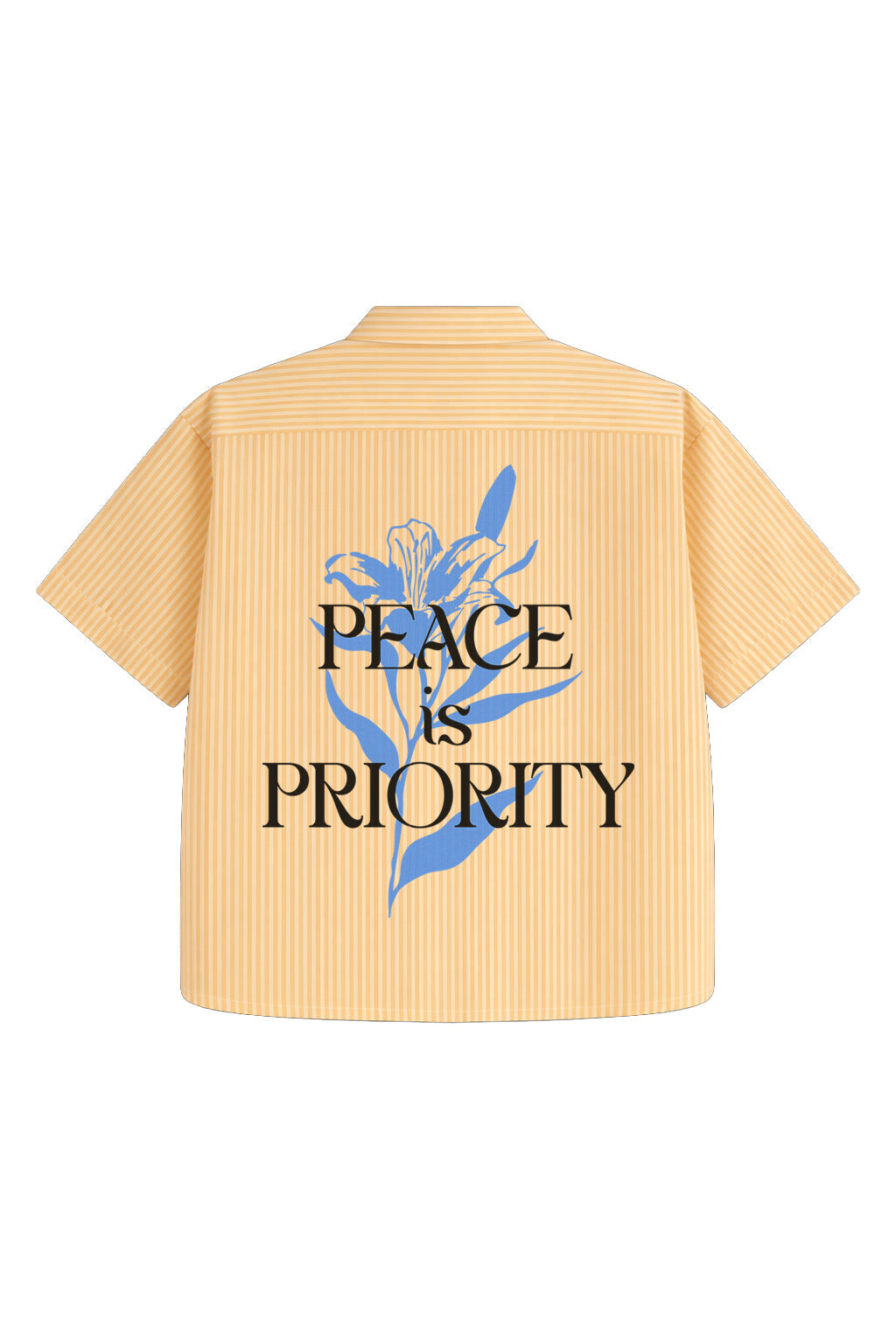 Beige Bloom Oversized Shirt