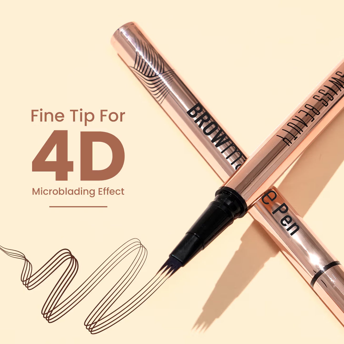 SWISS BEAUTY BROW MANCE PEN - 02 MEDIUM BROWN