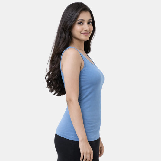 Envie Regular Fit U-Neck Short Length Tank Top