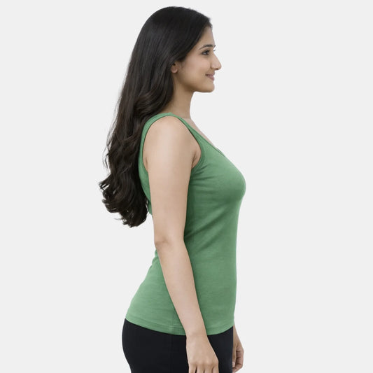 Envie Regular Fit U-Neck Short Length Tank Top