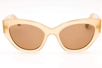 Salvatore Ferragamo  Beige Frame Beige Lenses Sunglasses