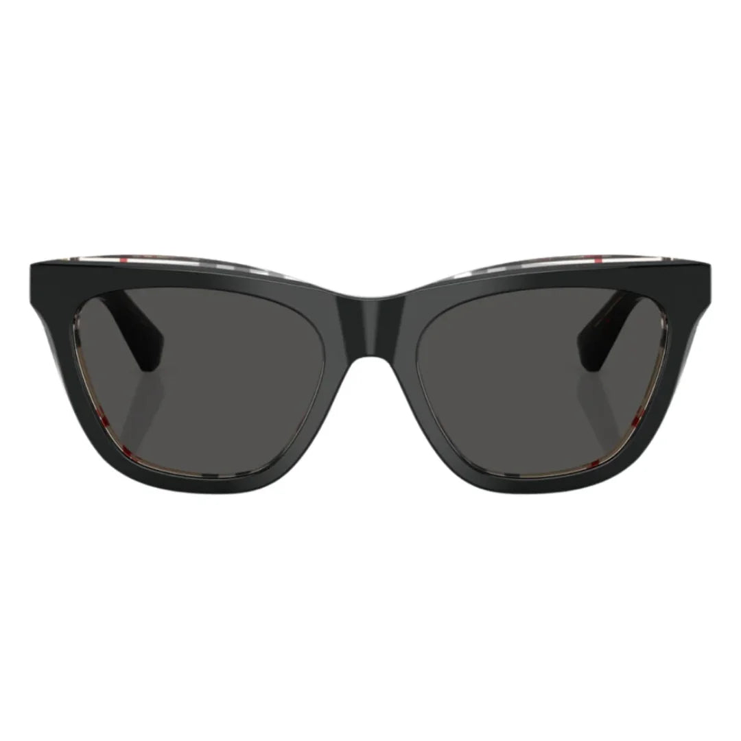 Burberry Women Uv Protected Grey Lens Cat Eye Sunglasses