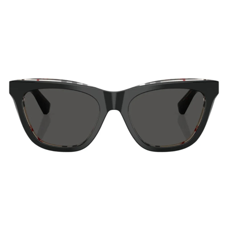 Burberry Women Uv Protected Grey Lens Cat Eye Sunglasses