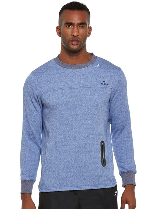 Alcis Mens Blue Sweat Shirt 311MSS262 311MSS262-S