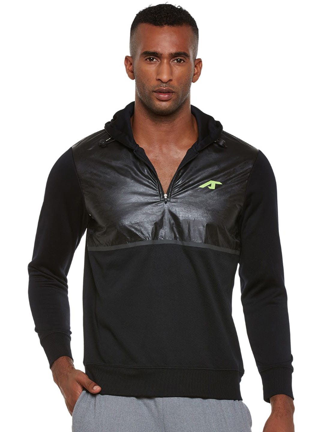 Alcis Mens Black Sweat Shirt 314MSS268 314MSS268-S