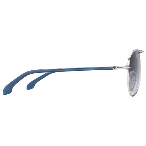 Calvin Klein Silver Full Rim Aviator with Blue Lens and accents