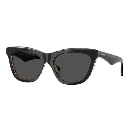 Burberry Women Uv Protected Grey Lens Cat Eye Sunglasses