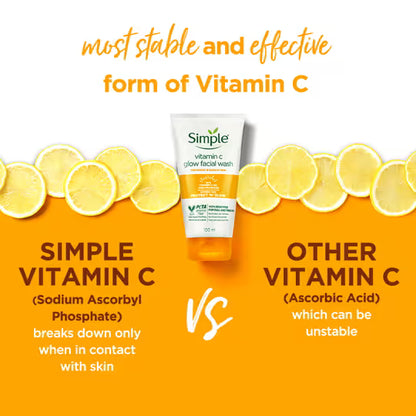 Simple Protect N Glow Vitamin C Glow Facial Wash (100ml)
