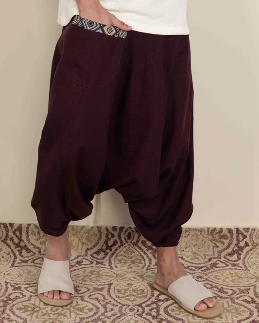 Aladdin Low Crotch Harem Pants House of Pure Eco