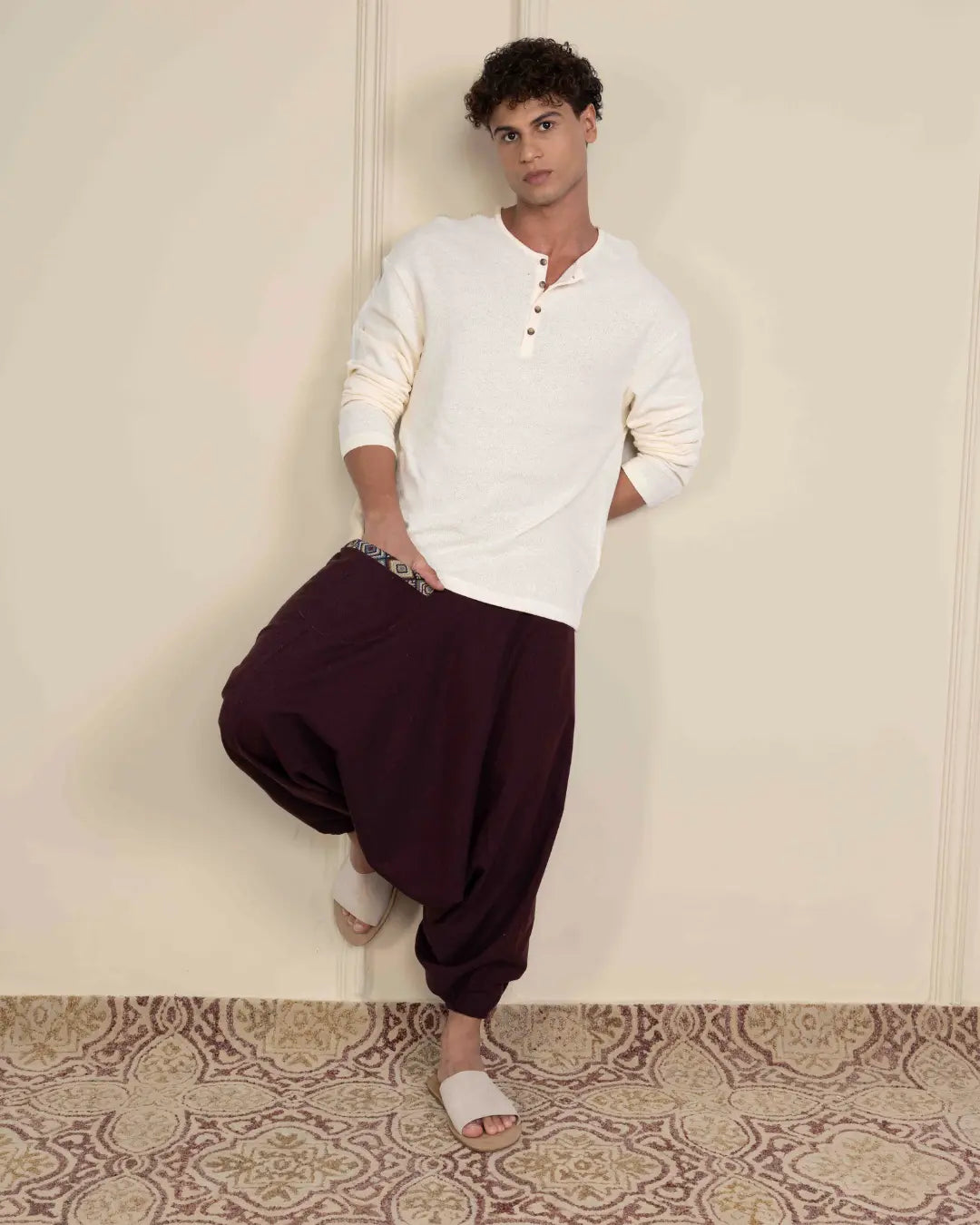 Aladdin Low Crotch Harem Pants House of Pure Eco